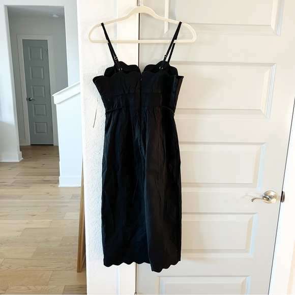 NWT Anthropologie Slim Scalloped Front-Slit Corset Dress - Picture 5 of 7